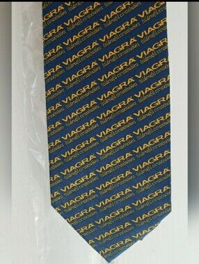 Promotional tie from its introduction by PFIZER. Has Been In Plastic.